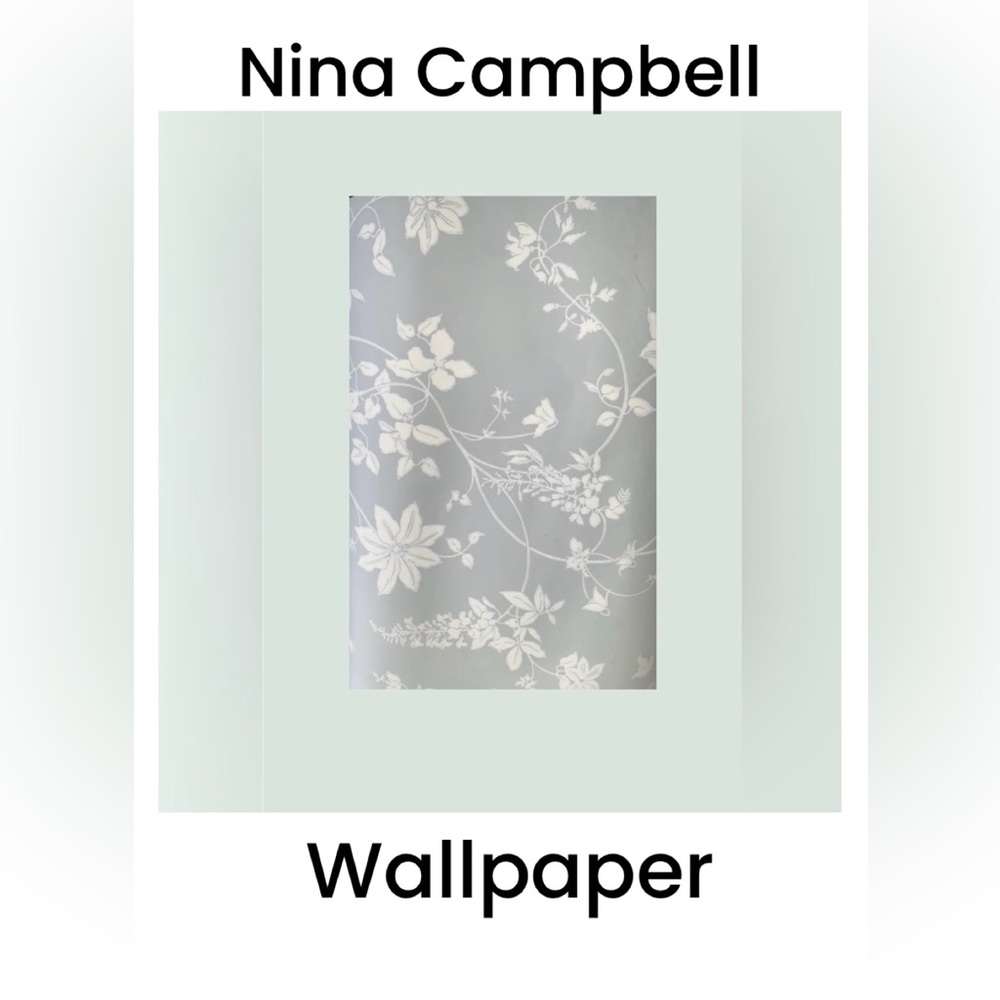 MADE IN ENGLAND 
NINA CAMPBELL WALLPAPER